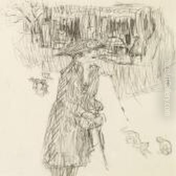 Jeune Femme Dans La Rue - view 1