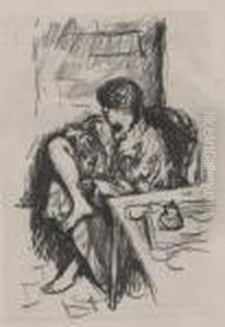 La Toilette Assise,
Planche Pour L'album Maitres Et Petits Maitres D'aujourd'hui by Pierre Bonnard