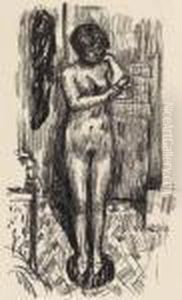 Etude De Nu by Pierre Bonnard