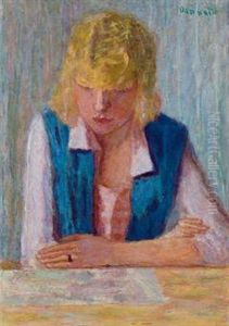 La Blonde Au Gilet Bleu La Blonde Au Gilet Bleu