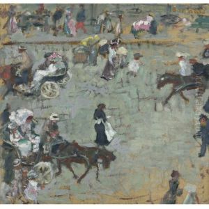 Scene De Rue A Paris by Pierre Bonnard
