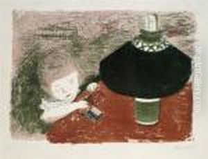 L'enfant A La Lampe by Pierre Bonnard
