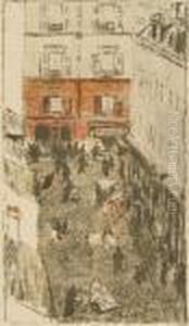 Coin De Rue Vue D'en Haut by Pierre Bonnard