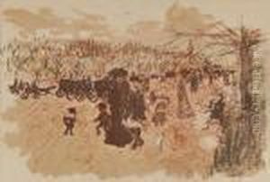 Avenue Du Bois by Pierre Bonnard