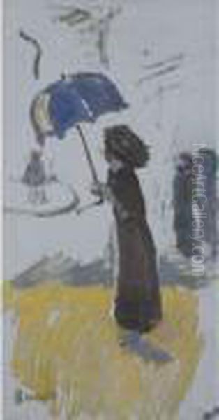 Femme Au Parapluie - view 1