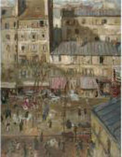 Le Boulevard Exterieur: Boulevard De Clichy Et Angle De La Ruede Douai - view 1