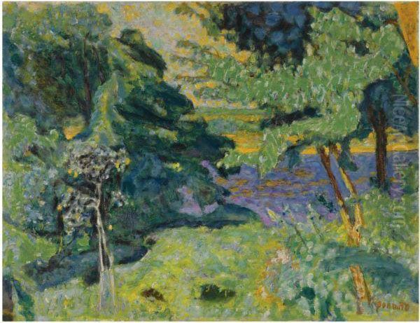 Jardin A Vernon Or Paysage Au Bord De La Seine - view 1