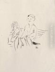Deux Enfants Sur Un Banc