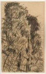 Les Grands Arbres by Pierre Bonnard