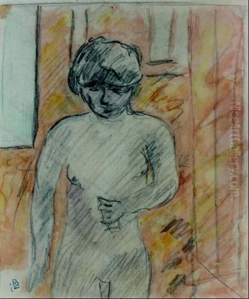 Etude De Femme Nue A Mi-corps - view 1
