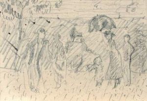 Scene Animee by Pierre Bonnard