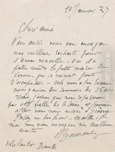 Autograf. by Pierre Bonnard