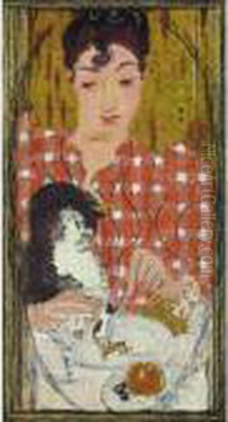 Le Corsage A Carreaux (portrait De Mme Claude Terrasse, Soeur De L'artiste) - view 1