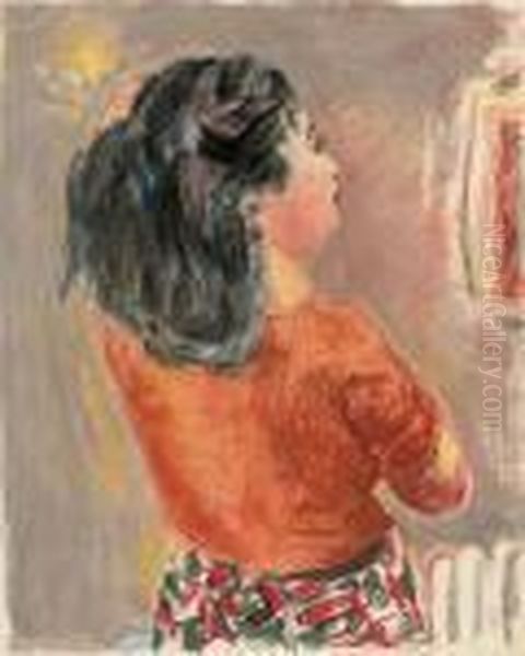 Jeune Fille Vue De Dos - view 1