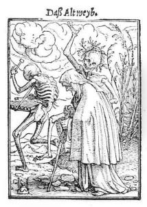 Death and the Old Woman by Hans Holbein the Younger