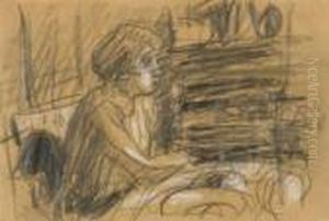 Marthe Et Le Chien by Pierre Bonnard