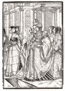 Death comes for the Empress by Hans Holbein the Younger