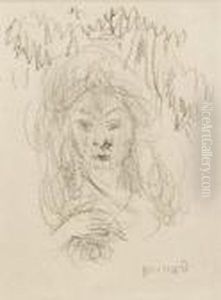 Portrait De Femme by Pierre Bonnard