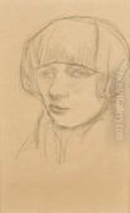 Portrait De Femme Au Beret by Pierre Bonnard