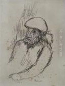 Portrait Of Renoir. by Pierre Bonnard