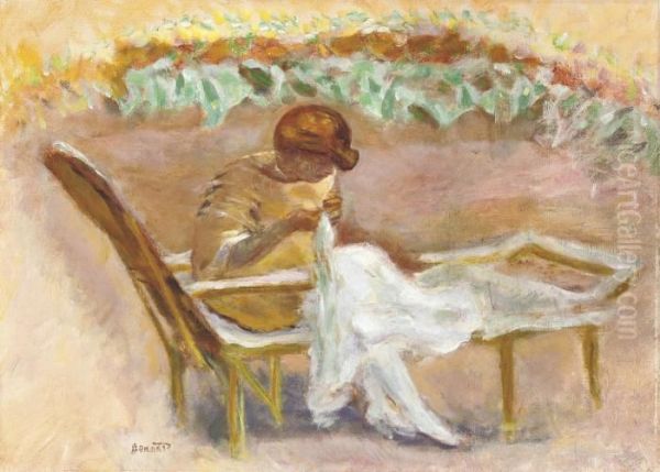 Femme Cousant - view 1