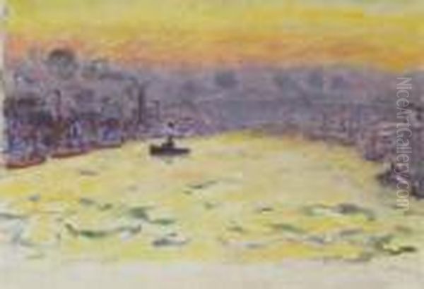 Le Port, Soleil Couchant - view 1