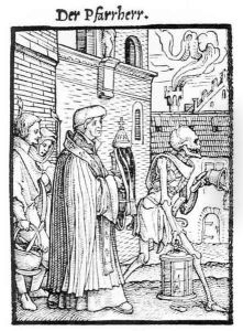 Death and the Parish Priest by Hans Holbein the Younger