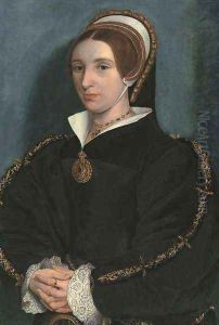 Portrait of a Lady thought to be Catherine Howard by Hans Holbein the Younger