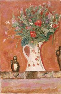 Bouquet De Cheminee (also Known Asfleurs Sur Une Cheminee) by Pierre Bonnard
