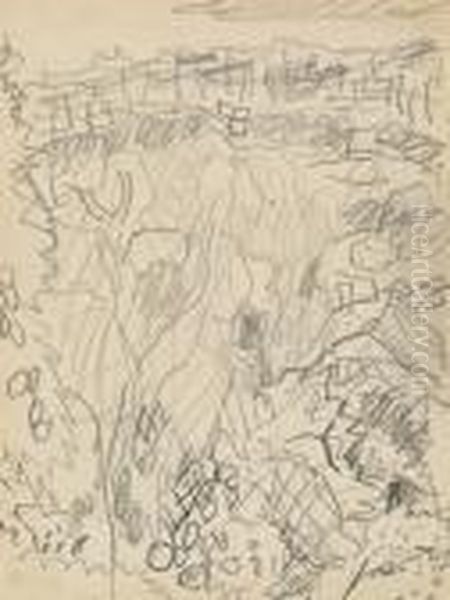 Esquisse De "paysage Du Cannet" - view 1