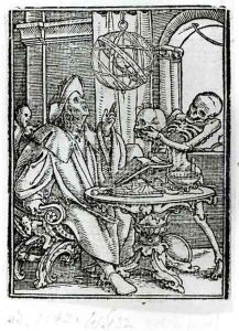 Death and the Astronomer by Hans Holbein the Younger