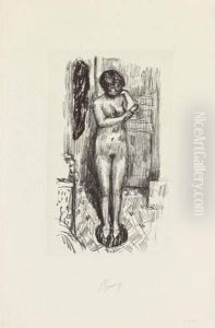 Etude De Nu by Pierre Bonnard