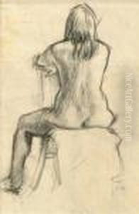 Seatednude by Pierre Bonnard