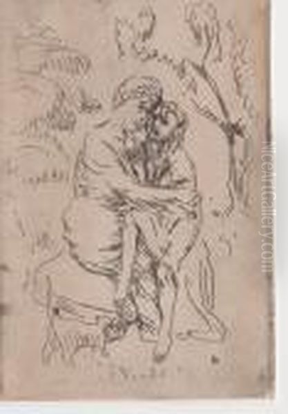 "la Vie De Sainte Monique" (mere Et Enfant). - view 1