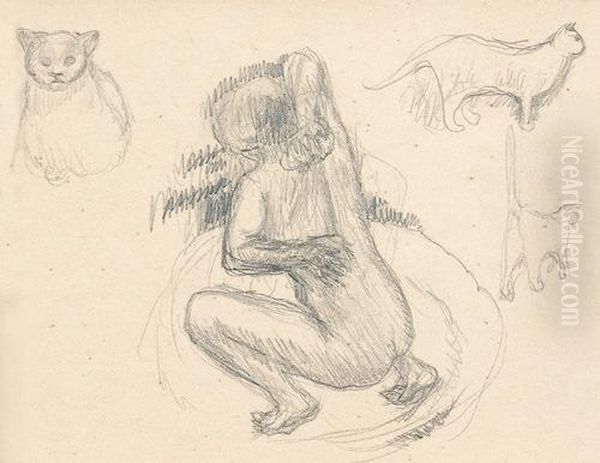La Femme Et Les Chats. - view 1