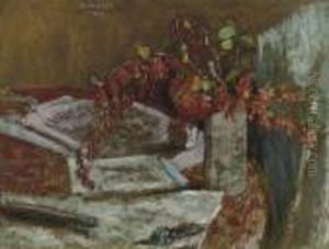 Bouquet De Fleurs Sur Une Table by Pierre Bonnard