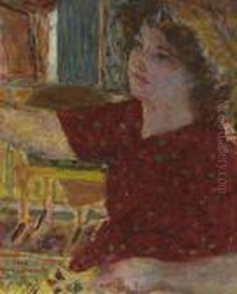 Jeune Femme Peignant - view 1
