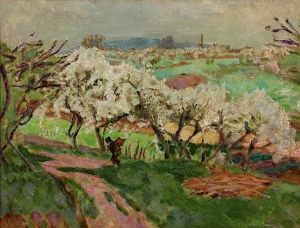 Les Pommiers En Fleurs, Circa 1907 by Pierre Bonnard