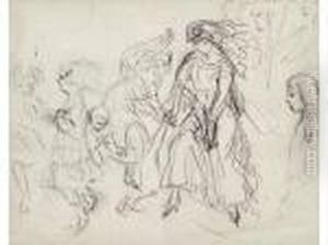 Etudes De Personnages by Pierre Bonnard