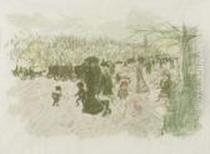 Avenue Du Bois by Pierre Bonnard