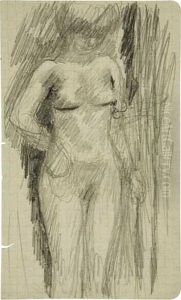 Etude De Femme Nu by Pierre Bonnard