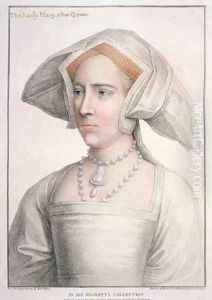 Mary Tudor 1516-58 by Hans Holbein the Younger