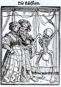 Death and the Noblewoman by Hans Holbein the Younger