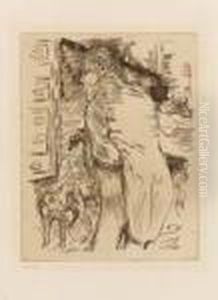 Uomo Con Cane by Pierre Bonnard