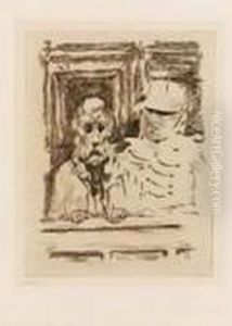 Due Personaggi by Pierre Bonnard