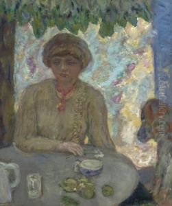 Femme Au Chien by Pierre Bonnard