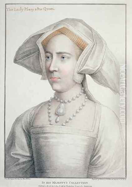 Portrait of The Lady Mary after Queen 1516-58 - view 1
