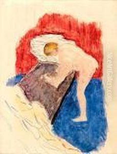 Nu A La Baignoire, Circa 1921-1922 by Pierre Bonnard