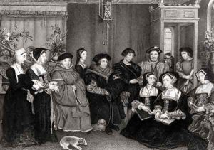 The Family of Thomas More 1478-1535 by Hans Holbein the Younger