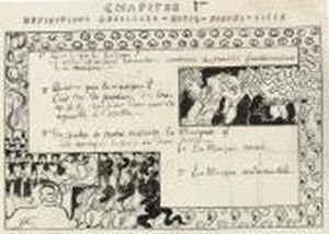 Study For Le Petit Solfege Illustre: Chapitre I by Pierre Bonnard